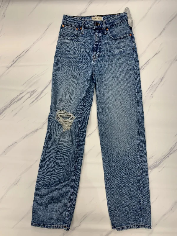 women's light denim jeansJeans Straight By Madewell In Blue, Size: 2