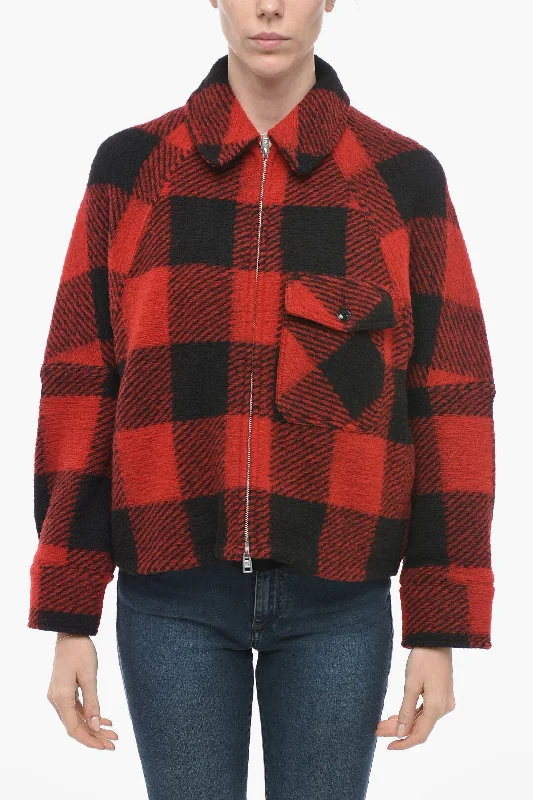 women's coats for cocktail partiesWoolrich Zipped TIMBER Overshirt