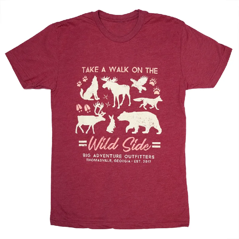 three-quarter sleeve women's topsWalk on the Wild Side Tee