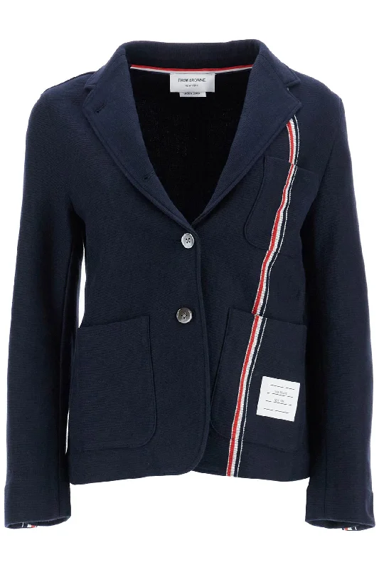 casual women's coatsThom e Women's Single-Breasted Cotton Knit Jacket