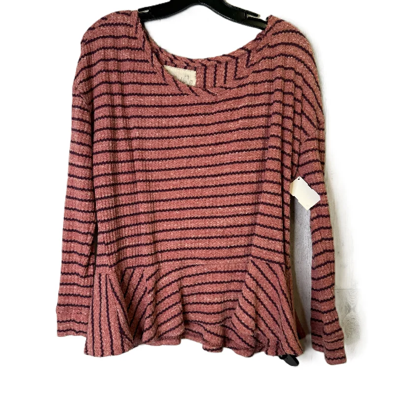 women's tops for those who want to wear pieces that are both functional and fashionableTop Long Sleeve By We The Free In Pink, Size: L