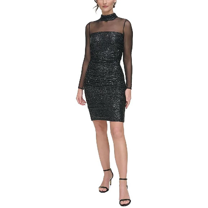 women's unique dressesEliza J Womens Sequined Knee Length Bodycon Dress