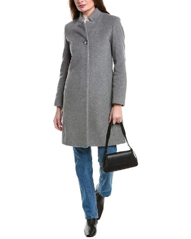 women's coats for cold weatherCinzia Rocca Icons Medium Wool & Cashmere-Blend Coat