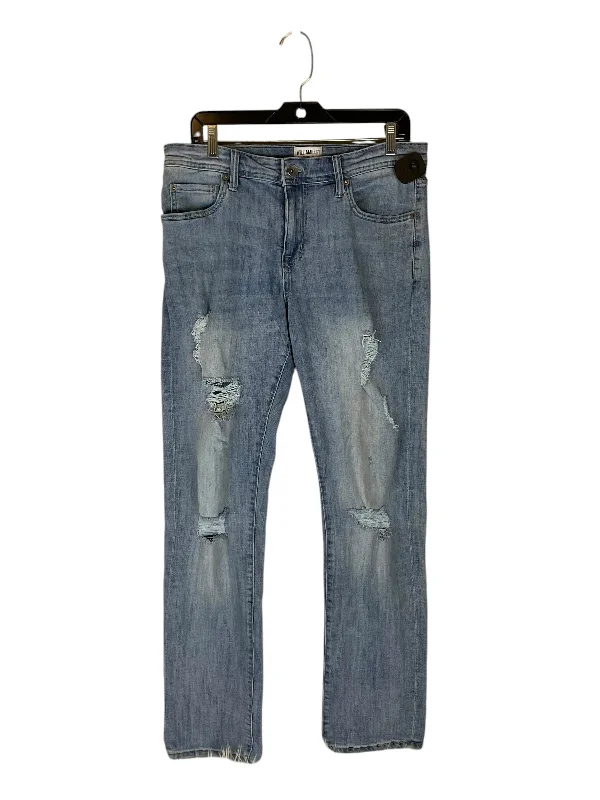 women's acid-washed denim jeansJeans Boot Cut By William Rast In Blue Denim, Size: 12