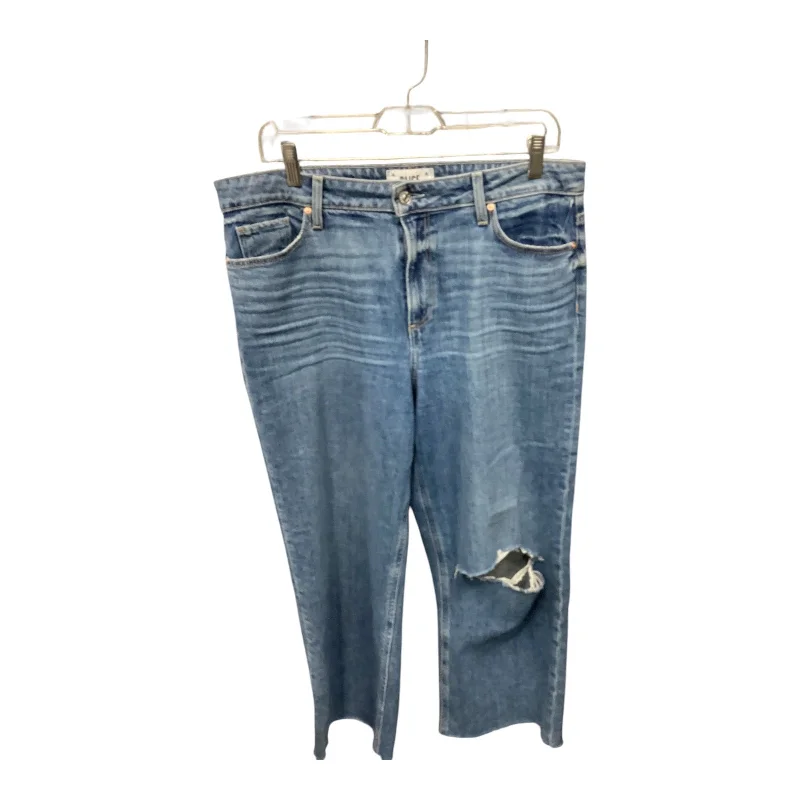 women's denim jeans with functional pocketsJeans Cropped By Paige In Blue, Size: 12