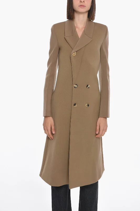 women's coats for those who refuse to compromise on styleBottega Veneta Double-breasted Stretch Wool Coat