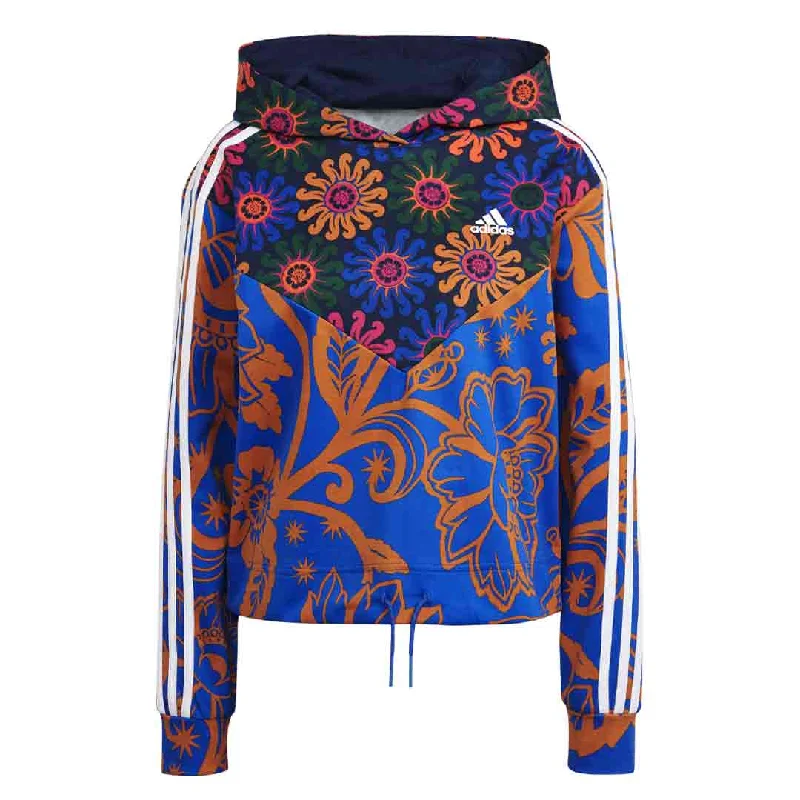 cozy women's tops for fall and winteradidas - Women's adidas x Farm Rio Hoodie (IM2380)