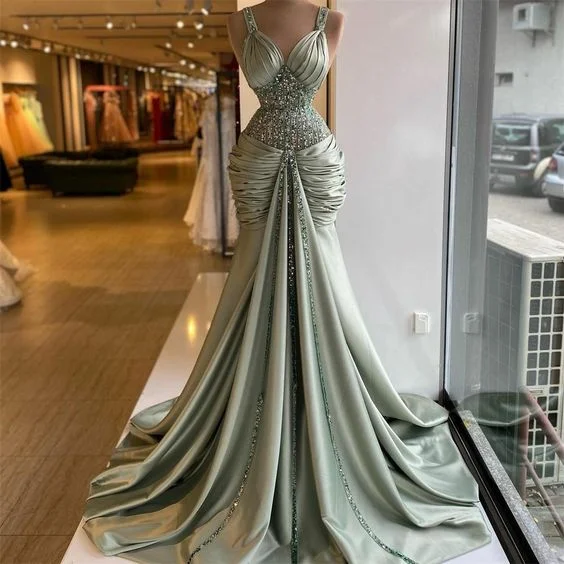 women's bodycon dressesSweetheart Prom Dresses, Pleats Prom Dresses, Crystal Prom Dresses, Beaded Evening Dresses  gh2175