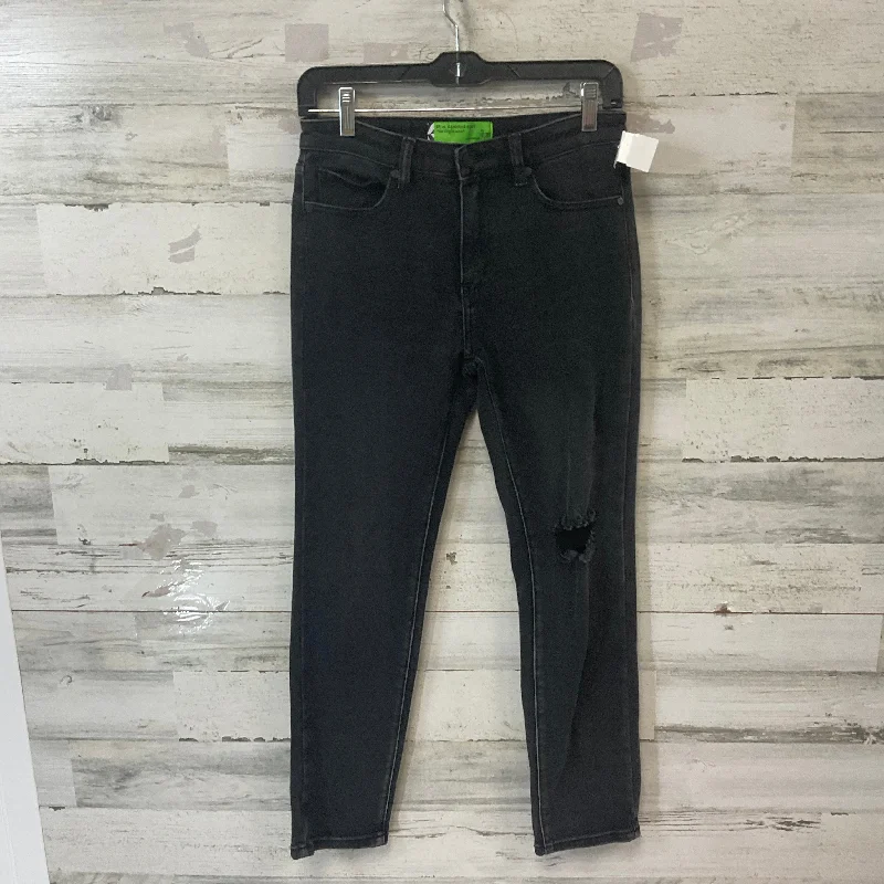 women's denim jeans with elastaneJeans Skinny By SANDRINE ROSE In Black Denim, Size: 4