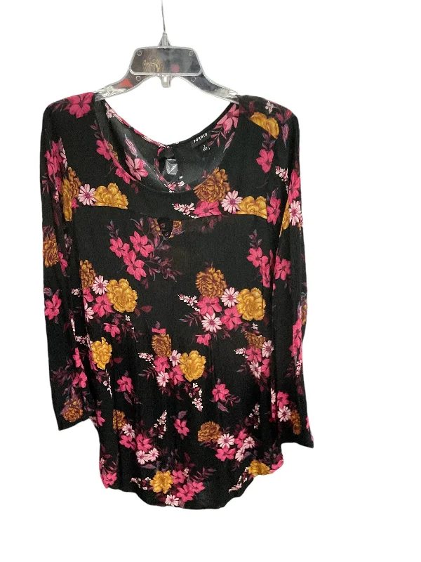 women's tops for fashion-forward individualsTop Long Sleeve By Torrid In Floral Print, Size: 2x