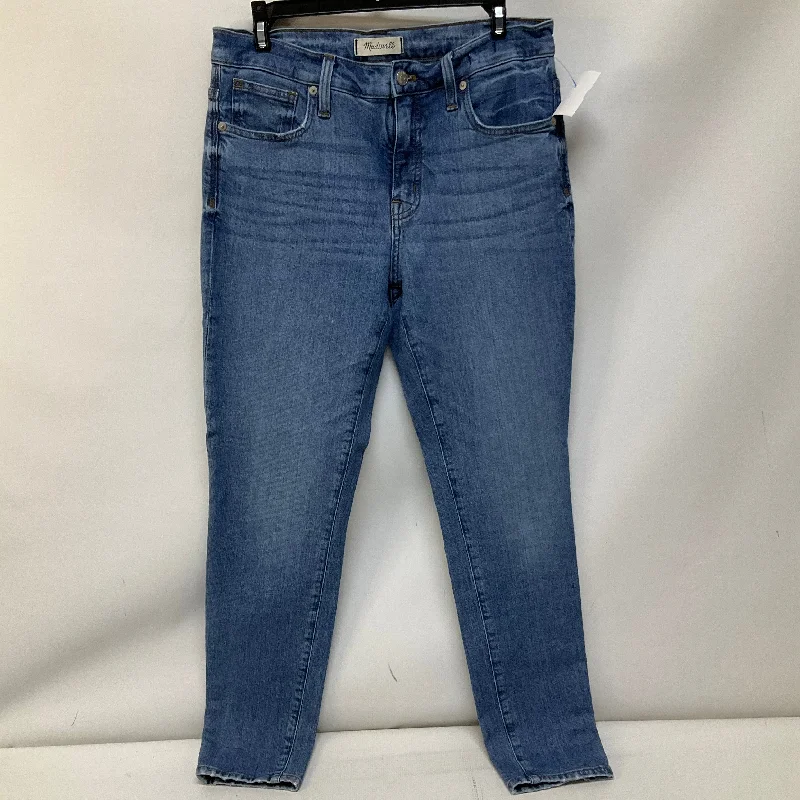 women's denim jeans with elastaneJeans Skinny By Madewell In Blue Denim, Size: 8l