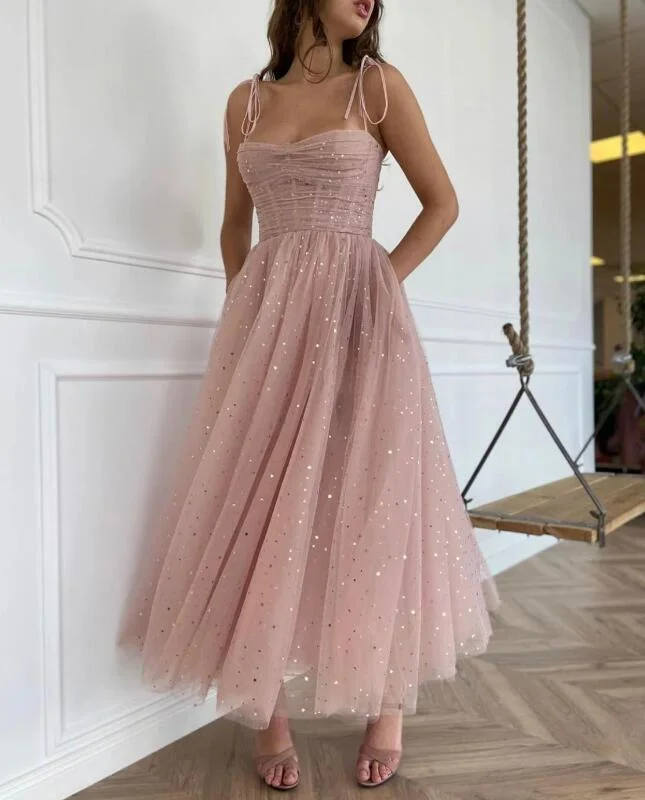 Tulle DressNew Tulle Prom Dress A-line Long Prom Dresses Fashion Evening Dress gh1730