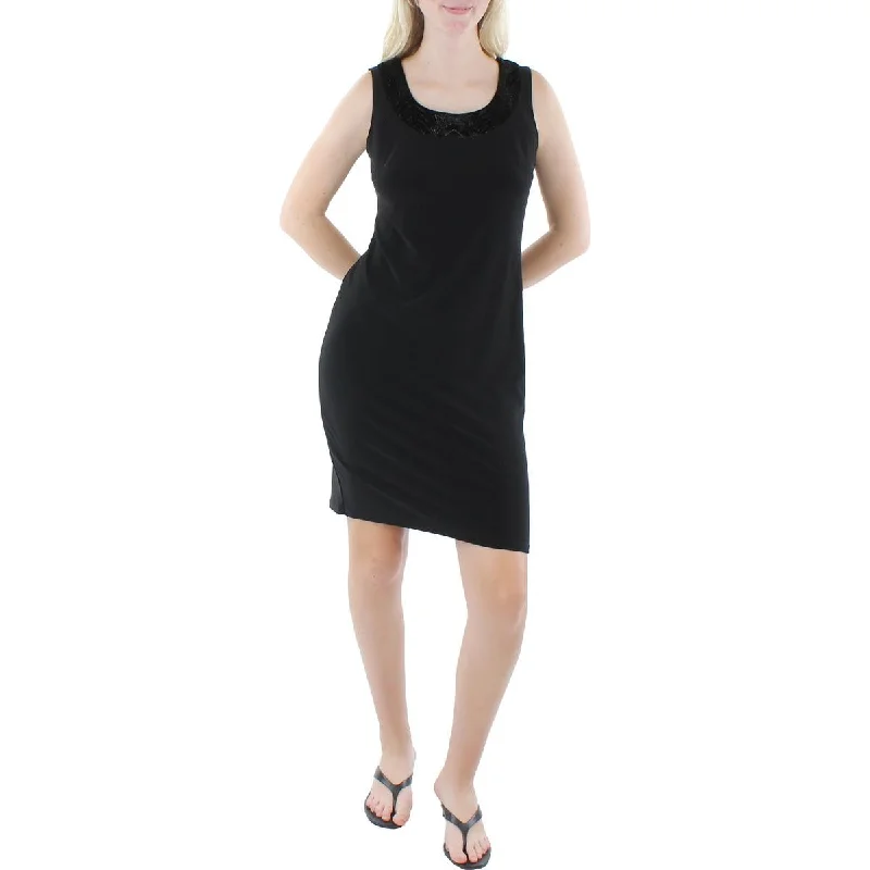 women's club dressesR&M Richards Womens Jersey Sleeveless Midi Dress