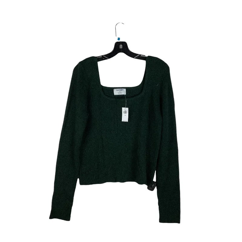 women's tops for those who value both quality and affordabilityTop Long Sleeve By Old Navy In Green, Size: L