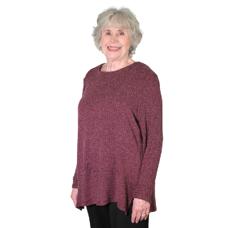 women's tops for those who love to shop for unique findsJulianna Adaptive Top - Wine