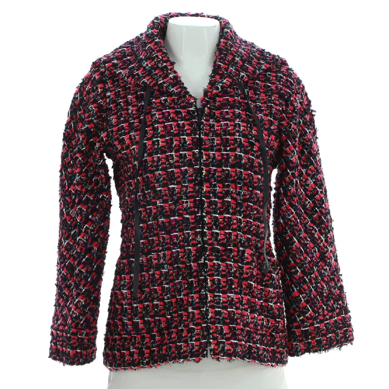 women's coats with sequin embellishmentsWomenÃ¢â‚¬â„¢s Collared Zip Jacket Tweed