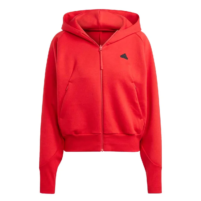 women's tops for those who appreciate subtle and muted tonesadidas - Women's Z.N.E. Full-Zip Hoodie (IN5130)