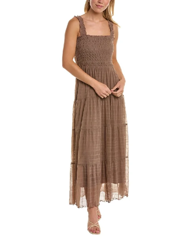 Striped DressMax Studio Gauze Maxi Dress