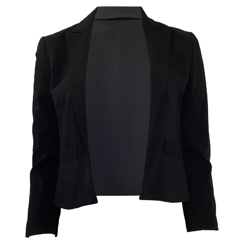 Theory Blazer and Trousers in Black Wool