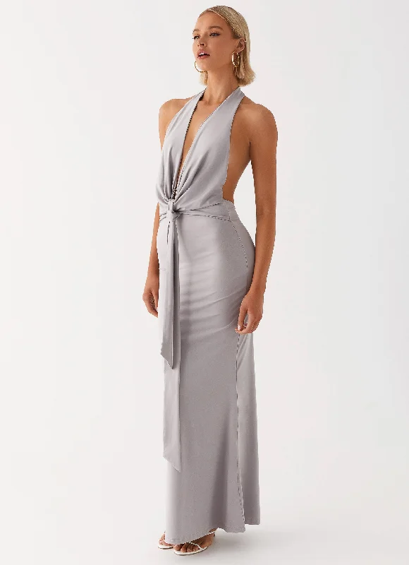 women's maternity dressesCarmella Maxi Dress - Grey