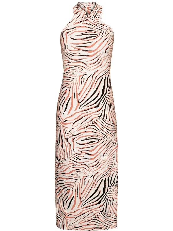 women's striped dressesPlus Womens Scuba Maxi Sheath Dress