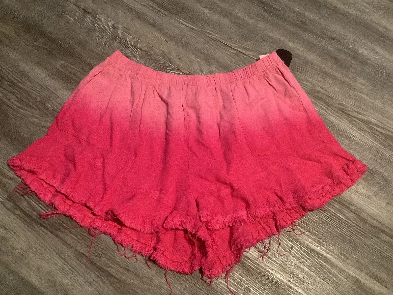 women's convertible shortsPink Shorts Umgee, Size Xl