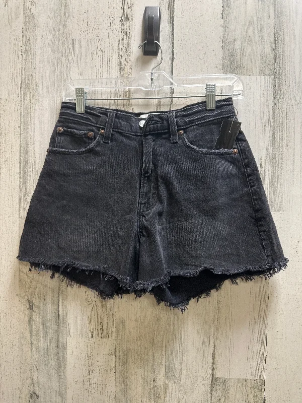 women's mini shortsBlack Denim Shorts Abercrombie And Fitch, Size 2