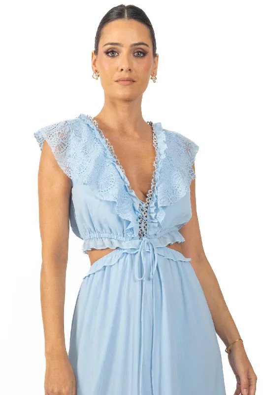 Chic DressMiah Maxi Women's Dress Baby Blue