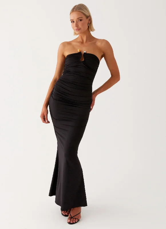 women's off-the-shoulder dressesRudy Maxi Dress - Black