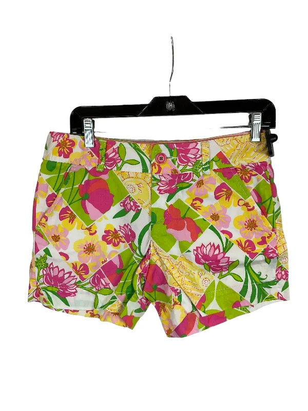 women's eco-friendly shortsGreen & Pink Shorts Lilly Pulitzer, Size 2