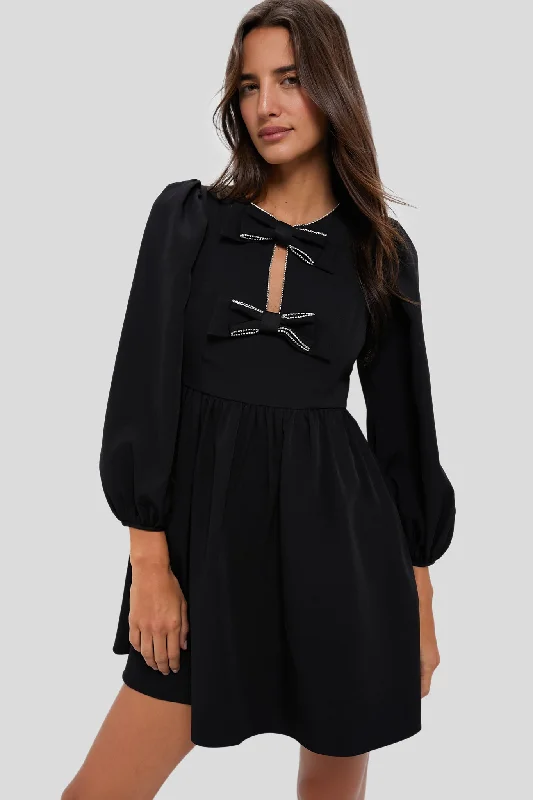 Minimalist DressEmbellished Bow Blair Mini Dress