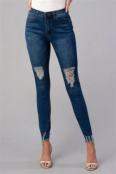 women's sweatpantsAmerican Blue Distressed Skinny Denim Jeans - Pack of 12