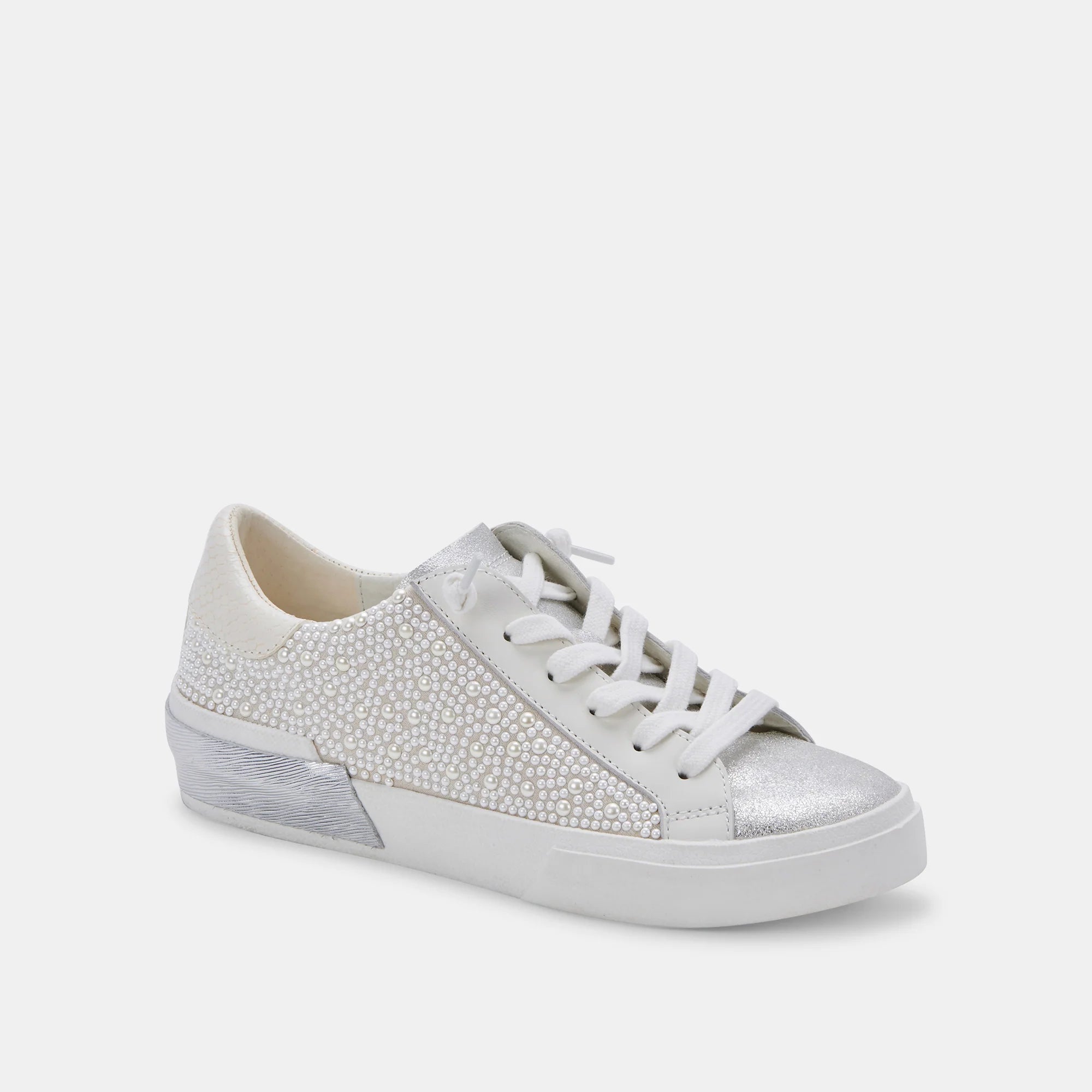 women's luxury dressesDolce Vita Zina Pearl Vanilla Sneakers