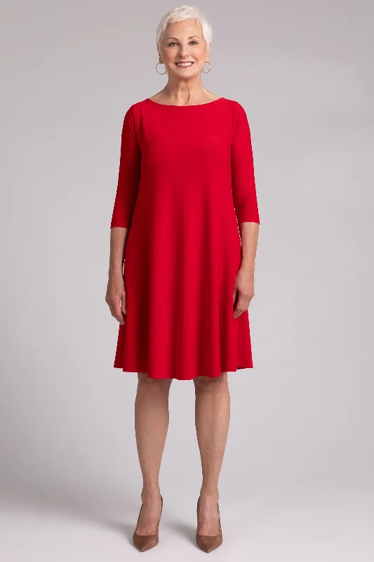 women's easy-to-wear dressesNu Trapeze Dress | Poppy