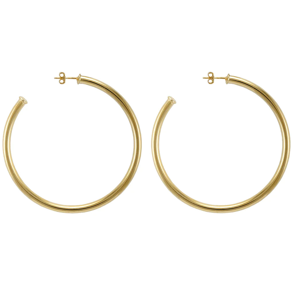 women's cinched-waist dressesSheila Fajl Everybody's Favorite Gold Hoops