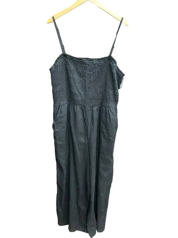 women's jumpsuits for wrinkle-resistant materialsBlack Jumpsuit Universal Thread, Size Xxl