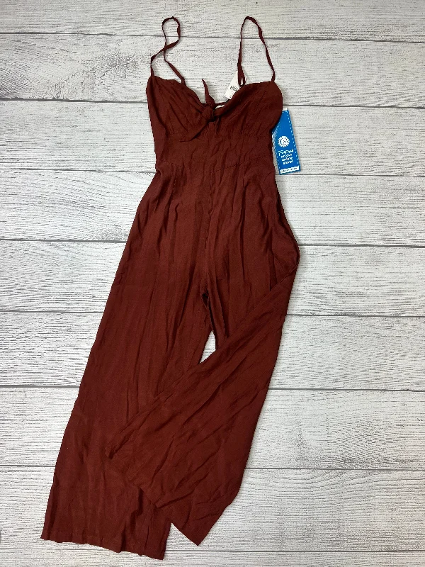 women's jumpsuits for machine-washable fabricsJumpsuit By Anthropologie In Maroon, Size: Xs