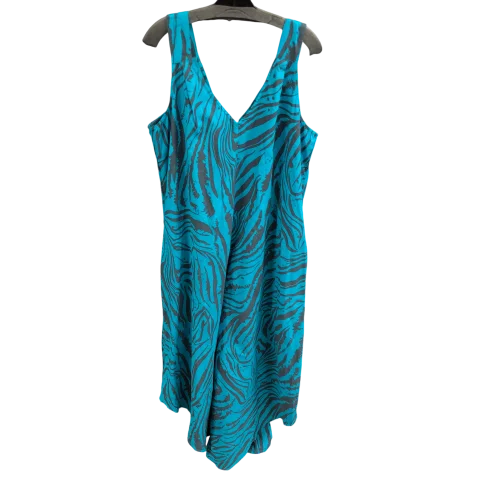 women's jumpsuits with zippersJumpsuit By Ashley Stewart In Teal, Size: 2x