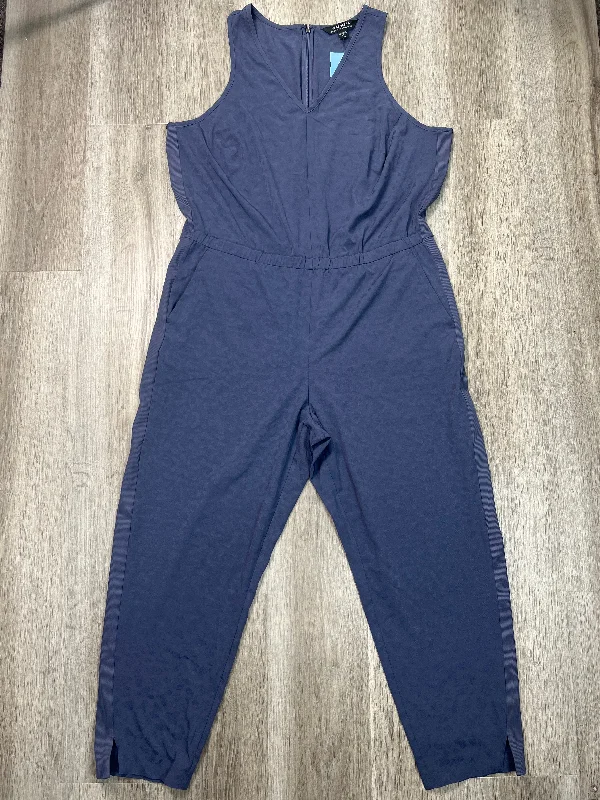 women's jumpsuits for beach outingsJumpsuit By Athleta In Blue, Size: 1x