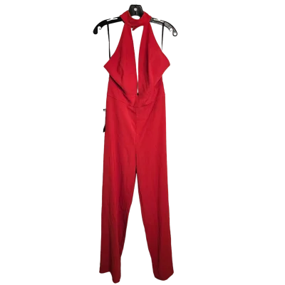 women's jumpsuits with rufflesJumpsuit By Bebe  Size: 8