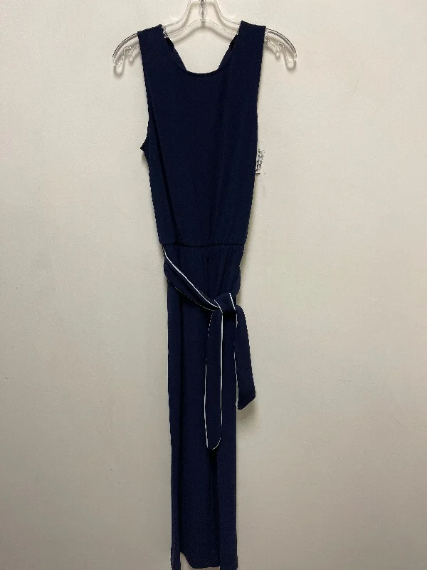 women's jumpsuits with short sleevesJumpsuit By Boston Proper In Navy, Size: S