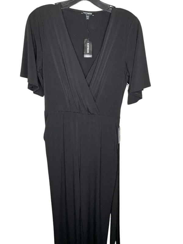 women's jumpsuits made of satinJumpsuit By Express In Black, Size: Xs