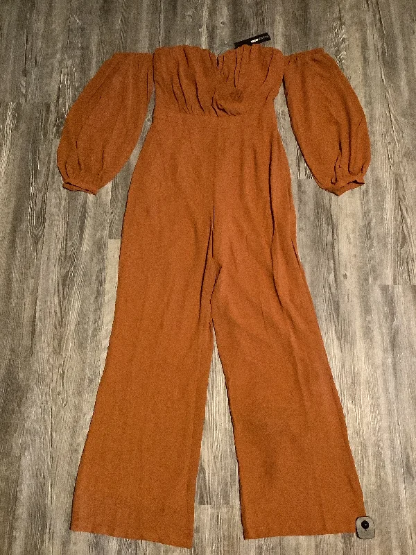 women's jumpsuits for statement fashionJumpsuit By Fashion Nova In Orange, Size: L