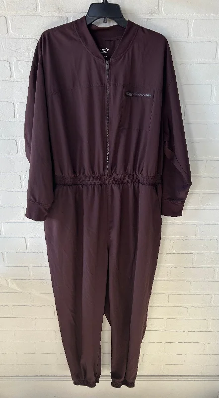 women's fitted jumpsuitsJumpsuit By Old Navy In Brown, Size: 2x