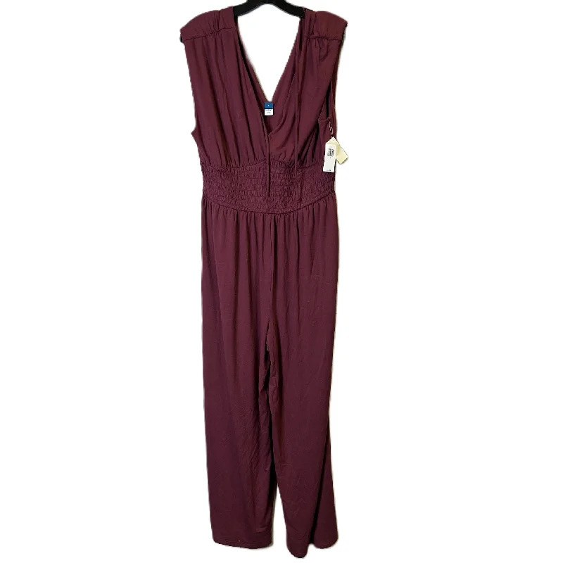 women's jumpsuits for ethical manufacturingJumpsuit By Old Navy In Purple, Size: L