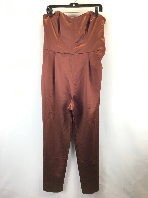 women's jumpsuits for all-day comfortJumpsuit By Rachel Roy In Brown, Size: 12