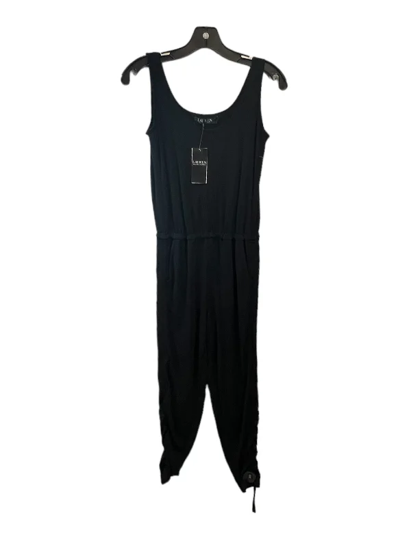 women's jumpsuits for hourglass figuresJumpsuit By Ralph Lauren Black Label In Black, Size: S