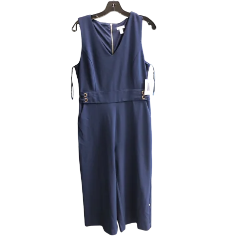 women's jumpsuits for wrinkle-resistant materialsJumpsuit By Spense In Blue, Size: M