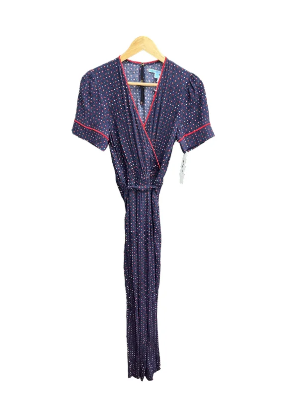 women's jumpsuits for yogaRed Denim Jumpsuit Draper James, Size Xs