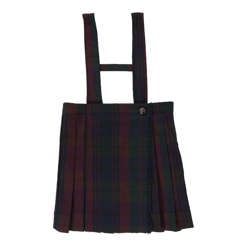 women's denim skirtsAnalogie Kilt Skirt - Burgundy Plaid